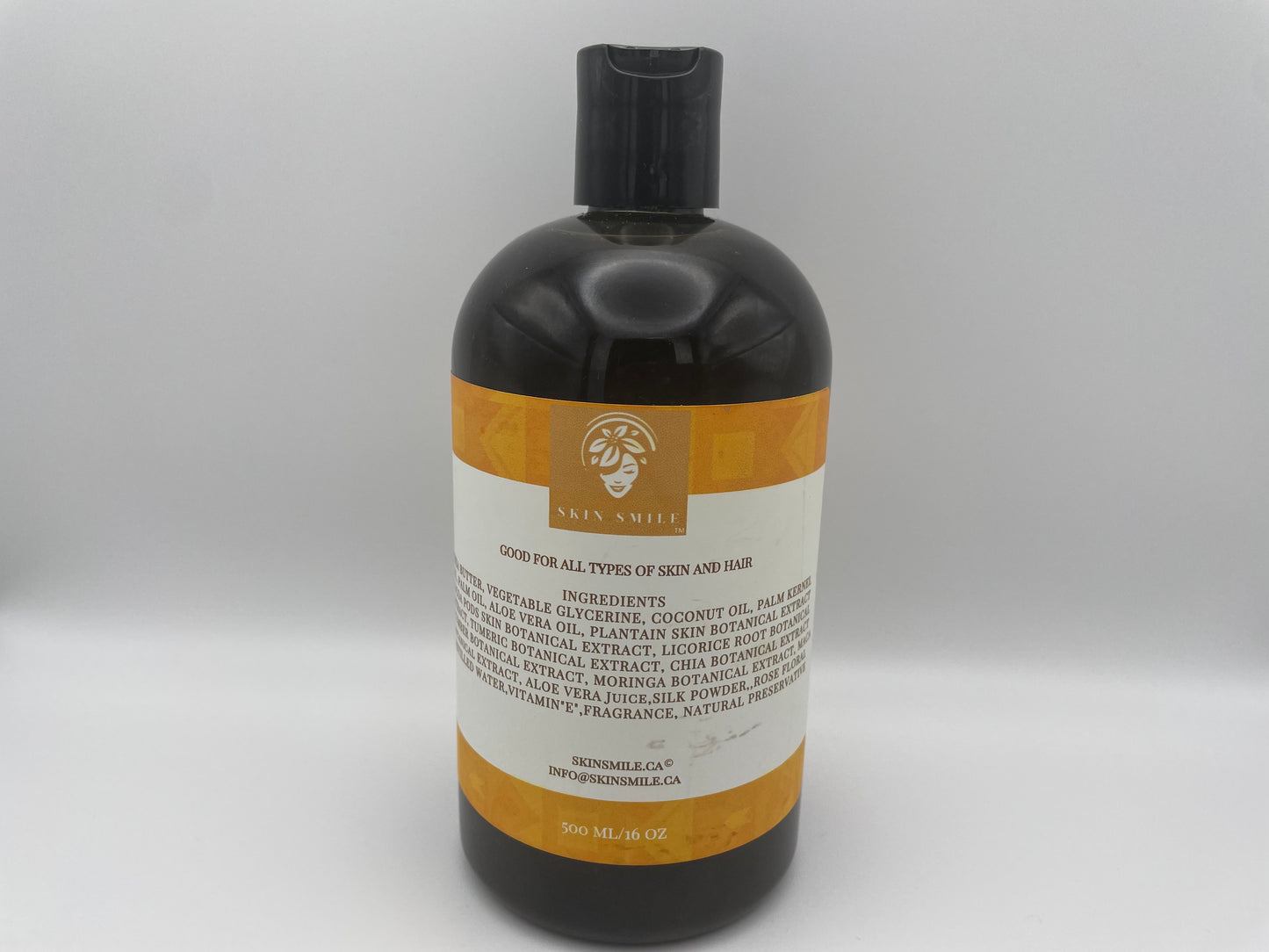 African Black Liquid Soap With Green Tea Aloe Vera.