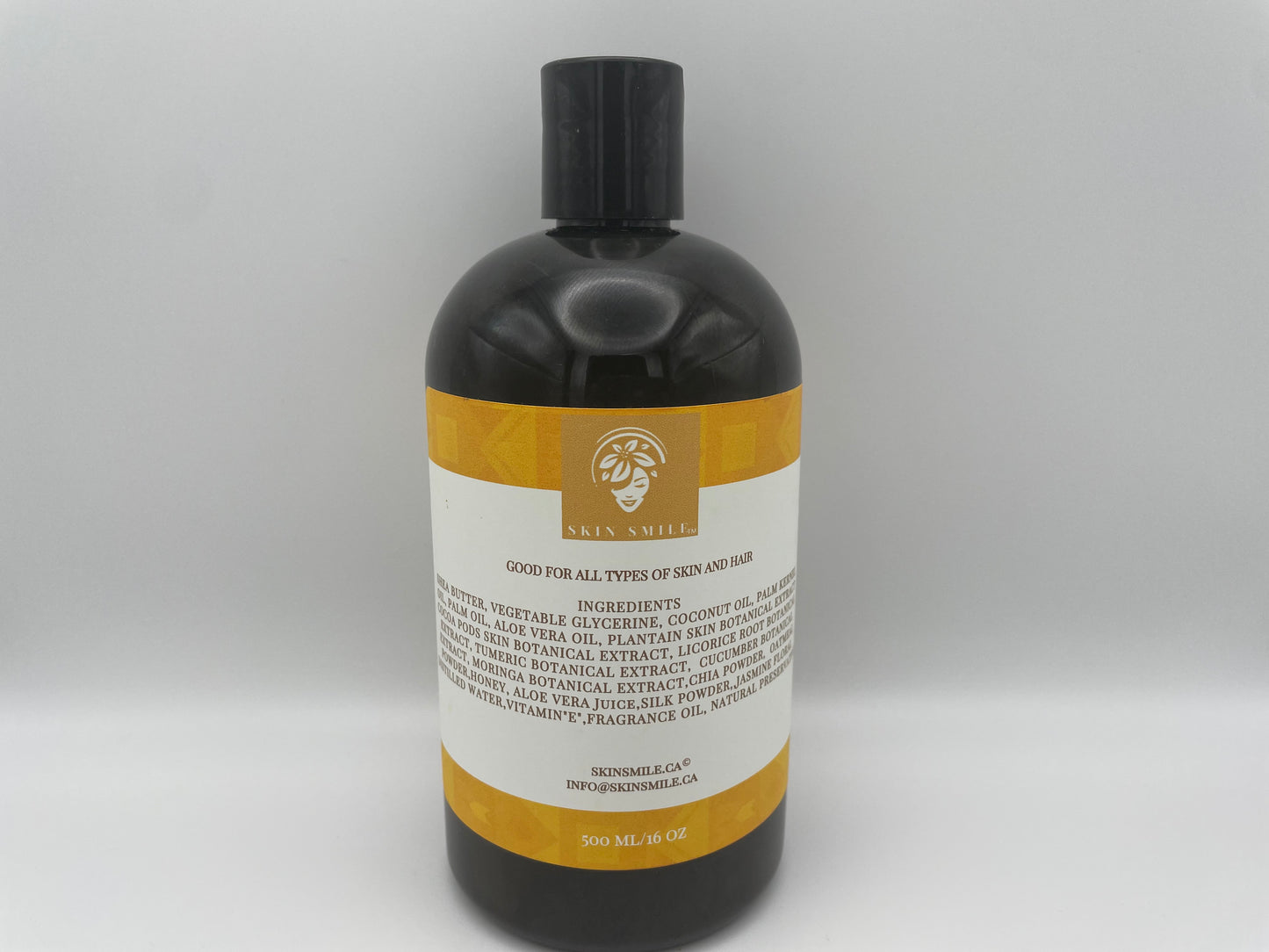 African Black Liquid Soap With Vanilla Lacetype Fragrance Oil Aloe Vera.