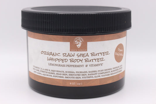 Lemongrass Peppermint Whipped Shea Body Butter